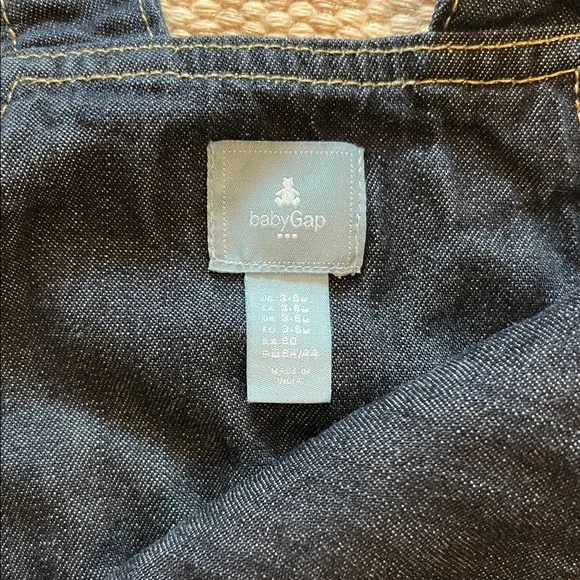 Baby Gap Dark Blue Ruffle Skirt Overalls - Picture 2 of 3